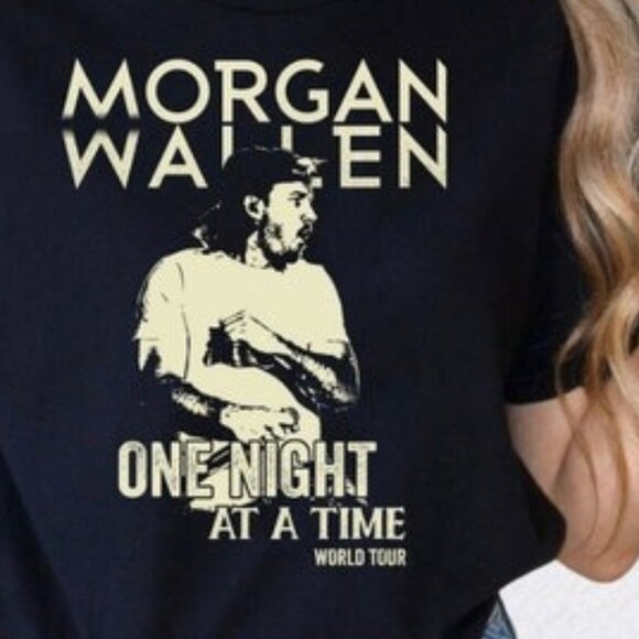 Morgan Wallen 2023 Tour Merch 2 Sided Shirt Country Music Festival Fan Tee 05 - Picture 2 of 6